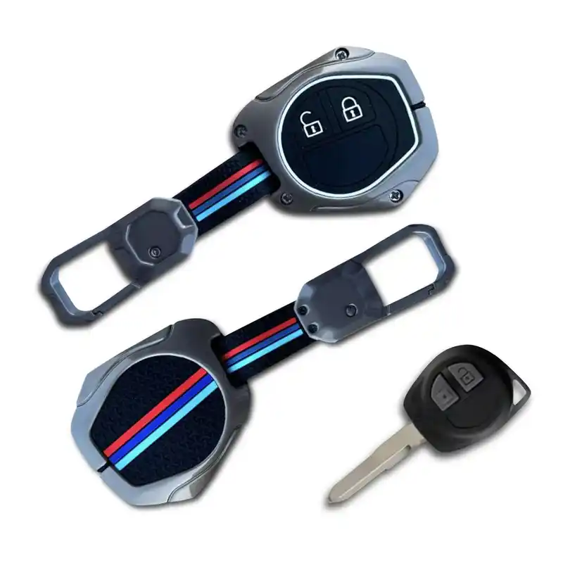 CarFrill Premium Metal Key Cover Compitable for Suzuki Swift | Ertiga | Wagonr | Celerio | Swift Dzire | Alto | Fronx | Breza | S Presso | Ignis 2 Button Remote Key.png